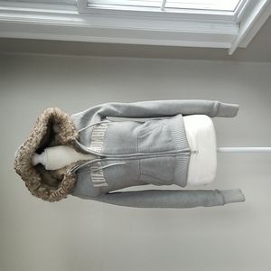 Zip up sweater jacket